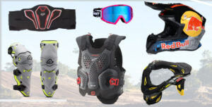 Motocross choose protective gear